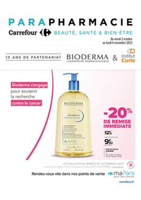 Prospectus Carrefour Drive MONDEVILLE : Parapharmacie Octobre