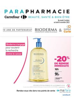 Prospectus Carrefour : Parapharmacie Octobre