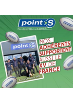 Prospectus Point S : Nos adhérents supportent aussi le XV de franche
