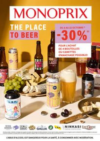 Prospectus Monoprix PARIS 71 rue Saint Antoine : The place to beer