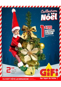 Prospectus Gifi : Collection de Noël