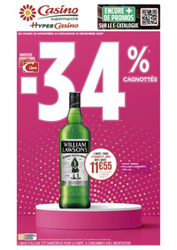 Promos et remises Supermarchés Casino MORTEAU : -34% CAGNOTTÉS