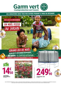 Prospectus Gamm vert NOZAY : Un Noël festif au jardin