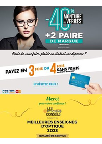 Prospectus Les opticiens conseils AULNAY SOUS BOIS : Offres Les Opticiens Conseils