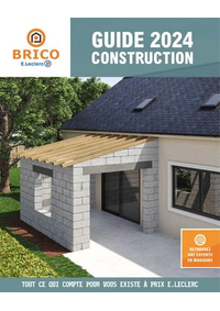 Prospectus Brico E.Leclerc : Guide Construction