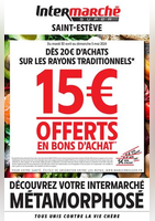 15€ OFFERTS EN BONS D'ACHAT* - Intermarché Super