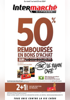 50% REMBOURSES EN BONS D'ACHAT - Intermarché Super