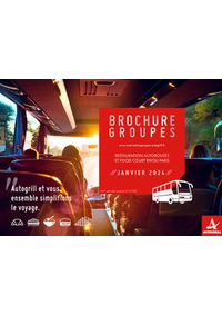 Prospectus Autogrill CAPENDU : Groups service brochure 2024