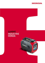 Prospectus Honda France : GAMME INDUSTRIE HONDA