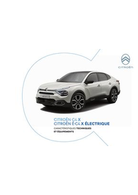 Prospectus Citroen LUZY : C4 X - Versions et caractéristiques