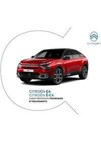 Prospectus Citroen SAINTE GENEVIEVE SUR ARGENCE : Citroën Ë-C4 ÉLECTRIQUE CT NOUVELLE eC4