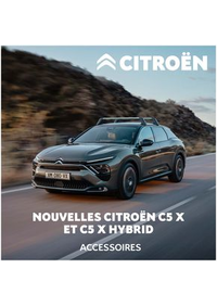 Prospectus Citroen LA CHAISE DIEU : Citroën C5 X HYBRIDE RECHARGEABLE Brochure Accessoires