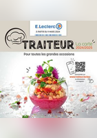 Carte Traiteur 2024/2025 - E.Leclerc