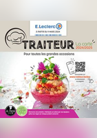 Carte Traiteur 2024/2025 - E.Leclerc