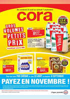 Gros volumes = petits prix - Cora