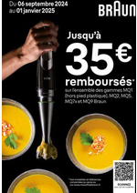 Promos et remises  : Jusqu'à 35€ remboursés