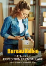 Prospectus Bureau Vallée : CATALOGUE EXPÉDITION ET EMBALLAGE