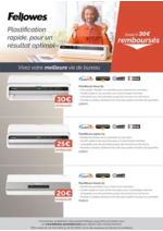 Promos et remises  : Jusqu'à 30€ remboursés avec Fellowes