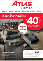 Anniversaire -40% sur le 2e article - Atlas