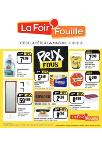 Prospectus La Foir'Fouille PUSEY : Notre nouveau catalogue est là, et spoiler alert : les prix sont complètement FOUS !