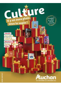 Prospectus Auchan Semur-En-Auxois : Culture : il y aura plein de surprises sous le sapin