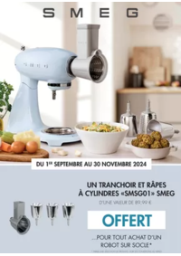 Prospectus Eureka Ma Maison SOSPEL : UN TRANCHOIR ET RÂPES À CYLINDRES «SMSG01» SMEG