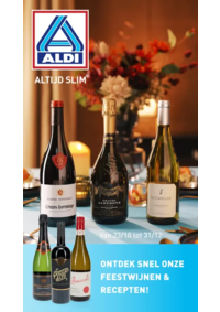 Prospectus Aldi VIELSALM : Ontdek Snel Onze Feestwijnen & Recepten!