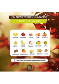 Prospectus Biomonde Grandvilliers : En Novembre On Mange