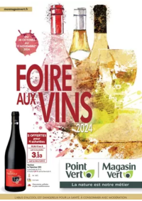 Prospectus Point Vert LAISSAC : Foire aux vins