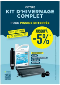 Prospectus Cash Piscine Oloron Sainte Marie : Votre kit d'hivernage complet