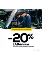 Prospectus Midas : Jusqu’au 28 décembre, profitez de -20% sur la révision de votre véhicule en centre Midas