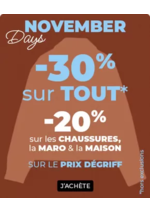 Prospectus Dégriff'Stock : November Days -30% sur tout