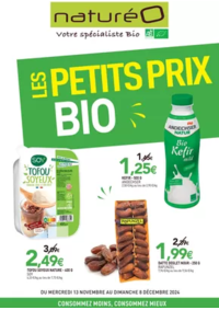 Prospectus NaturéO Amilly : LES PETITS PRIX BIO