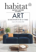 Prospectus Habitat : Art de recevoir et de la table