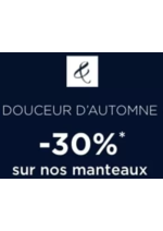 Promos et remises  : Douceur d'Automne -30% sur nos manteaux