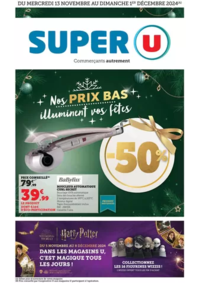 Prospectus Super U : Spécial Cadeaux Déco de Noël