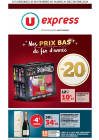 Prospectus U Express : Spécial Cadeaux et Spiritueux