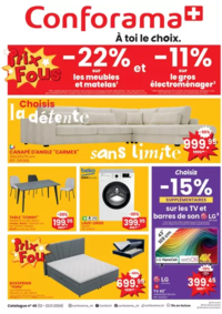 Prospectus Conforama Chur : Conforama reklamblad - FR