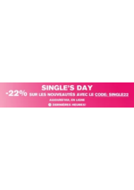 Promos et remises  : Single's day -22% off