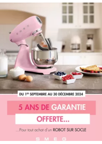 Prospectus BeDigital Aubusson : SMEG ROBOT SUR SOCLE