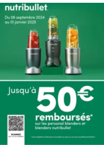 Promos et remises  : NUTRIBULLET BLENDERS