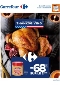 Prospectus Carrefour CHERBOURG : BIENVENUE POUR THANKSGIVING