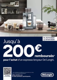 Prospectus Copra L ISLE SUR LE DOUBS : DELONGHI VOUS REMBOURSE JUSQU'A 200€