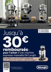 Prospectus Copra CHATEAUMEILLANT : DELONGHI Jusqu’à 30€ remboursés