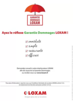 Promos et remises  : Loxam Garantie dommages