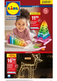 Prospectus Lidl CHATEAU RENAULT : Pour les petits comme les grands, une sélection d'articles pour des fêtes magiques !