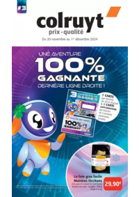 Prospectus Colruyt MELISEY : Une aventure 100% gagnante