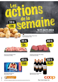 Prospectus Coop Supermarché Aigle : Coop reklamblad