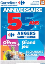 Promos et remises  : CATALOGUE ANNIVERSAIRE - 55ANS ANGERS SAINT-SERGE