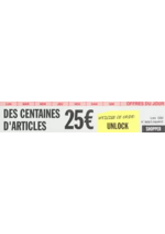 Promos et remises  : Des centaines de lignes 25€